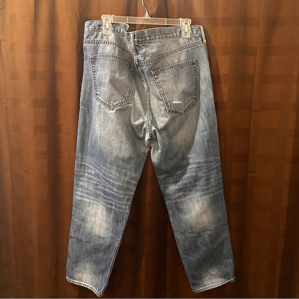 GAP Boyfriend Sexy Distressed Jeans size 33 - Picture 6 of 7